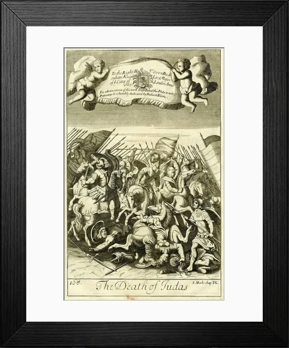 Framed Print : The death of Judas Maccabeus Framed Print : The death of Judas Maccabeus