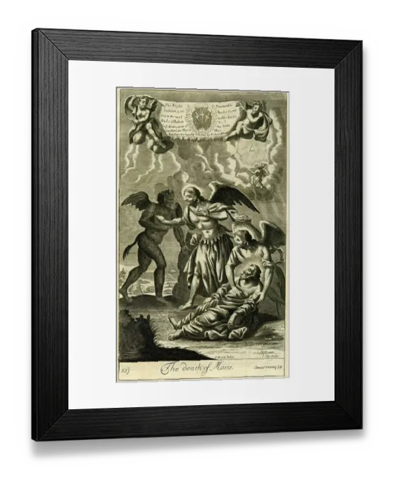 Framed Print : The death of Moses Framed Print : The death of Moses