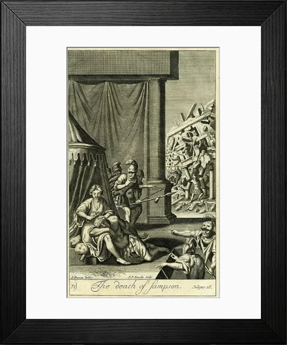 Framed Print : The death of Samson Framed Print : The death of Samson