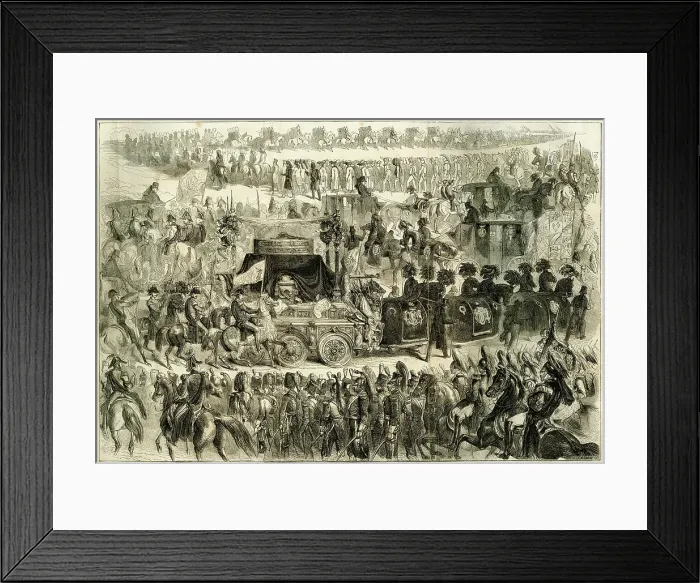 Framed Print : Funeral procession of the Duke of Wellington, London Framed Print : Funeral procession of the Duke of Wellington, London