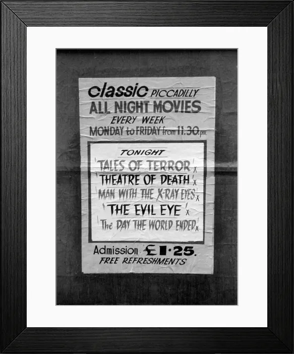 Framed Print : Soho, London - Street Scenes - Movie Poster Framed Print : Soho, London - Street Scenes - Movie Poster
