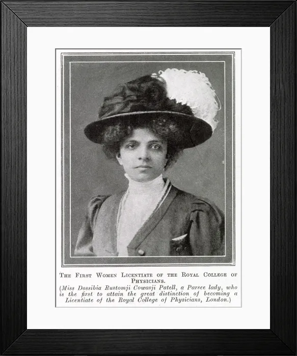 Framed Print : Dossibai Patell Framed Print : Dossibai Patell