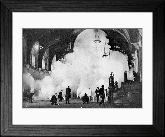 Framed Print : Fumigating Westminster Hall, 1971 Framed Print : Fumigating Westminster Hall, 1971