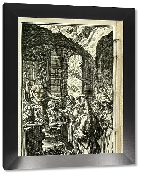 Scene from Brecourt's play, L'Ombre de Moliere
