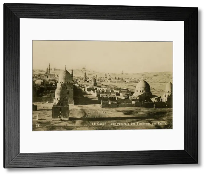 Framed Print : Islamic Cemetery Egypt 1917 City Dead Cairo Necropolis Framed Print : Islamic Cemetery Egypt 1917 City Dead Cairo Necropolis