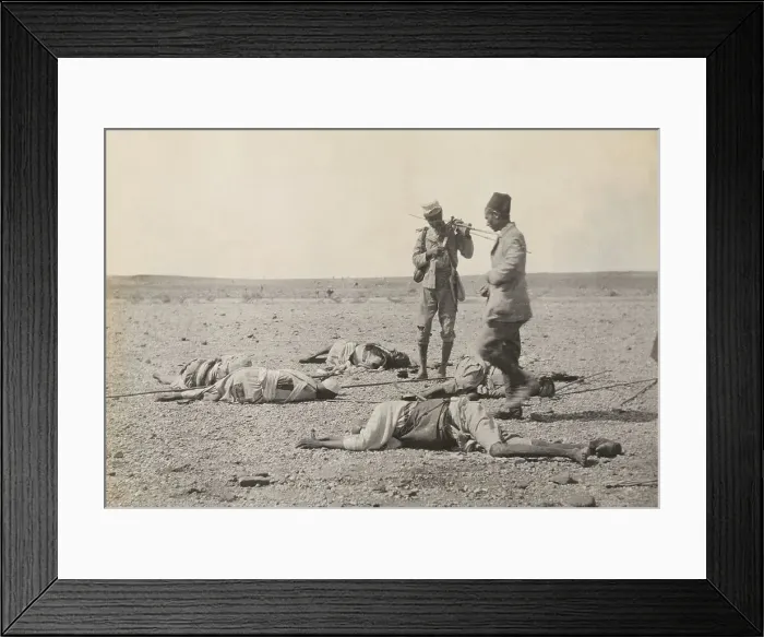 Framed Print : The looting of Dervish dead, Omdurman Framed Print : The looting of Dervish dead, Omdurman