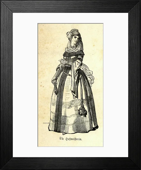 Framed Print : German Children's Theatre Costume Framed Print : German Children's Theatre Costume