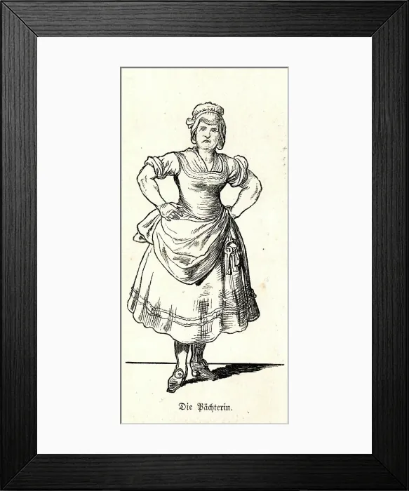 Framed Print : German Children's Theatre Costume Framed Print : German Children's Theatre Costume