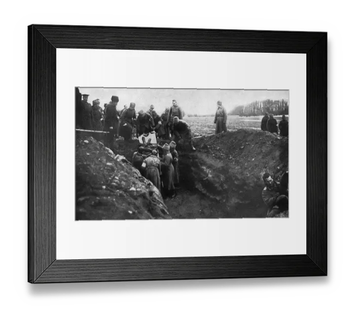 Framed Print : Mass burials in Field of Mars, Petrograd, Russia Framed Print : Mass burials in Field of Mars, Petrograd, Russia