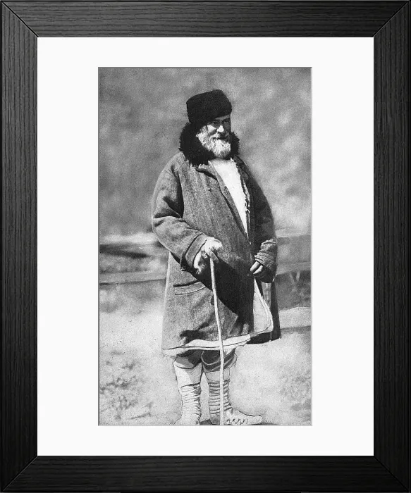 Framed Print : Peasant man, Russia, WW1 Framed Print : Peasant man, Russia, WW1