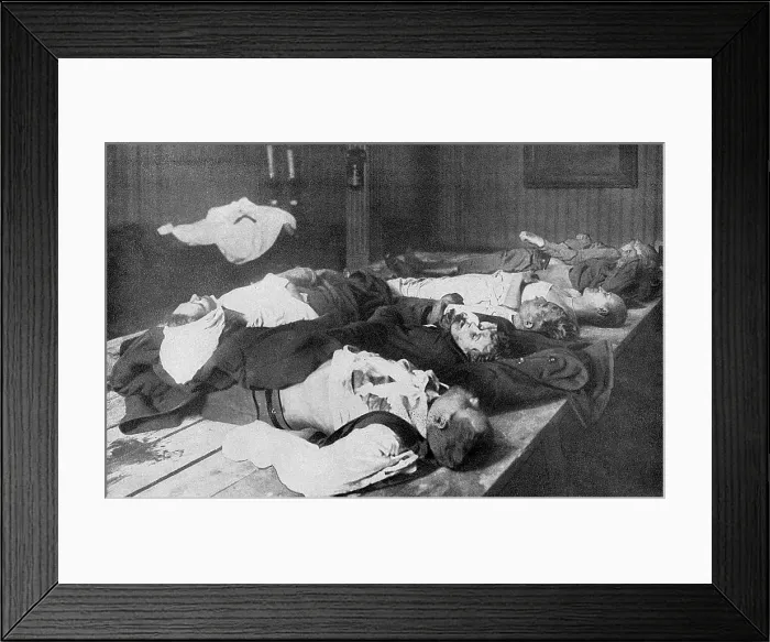 Framed Print : Revolution victims after street fighting, Russia Framed Print : Revolution victims after street fighting, Russia