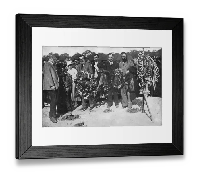 Framed Print : Wreaths for fallen Bolsheviks during Revolution, Russia Framed Print : Wreaths for fallen Bolsheviks during Revolution, Russia