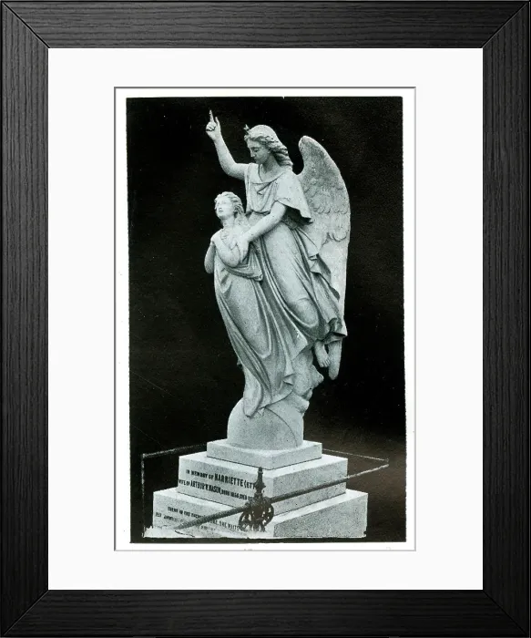 Framed Print : Funerary Monument - Angel and Child Framed Print : Funerary Monument - Angel and Child