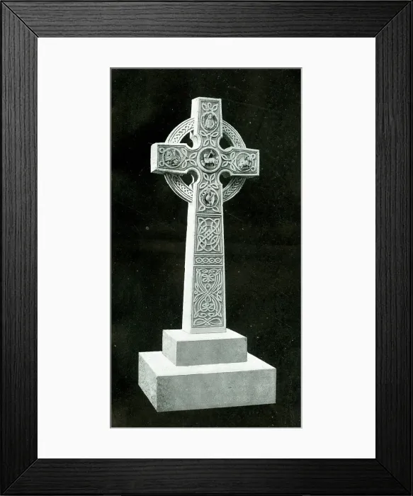 Framed Print : Funerary Monument - Celtic Cross Framed Print : Funerary Monument - Celtic Cross