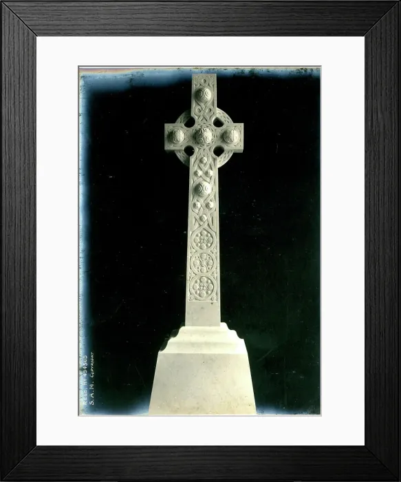 Framed Print : Funerary Monument - Celtic Cross Framed Print : Funerary Monument - Celtic Cross