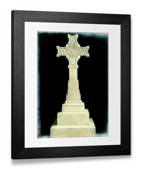 Framed Print : Funerary Monument - Celtic Cross Framed Print : Funerary Monument - Celtic Cross
