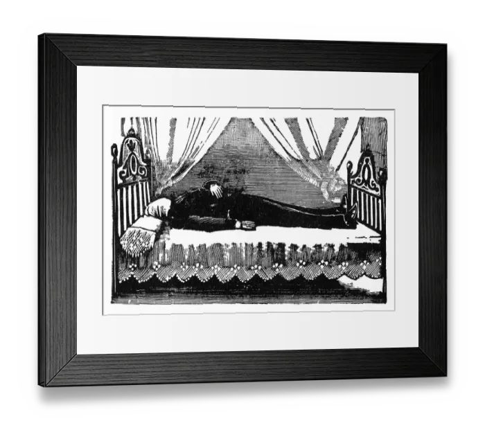 Framed Print : Death of General Manuel Gonzalez, Mexico Framed Print : Death of General Manuel Gonzalez, Mexico
