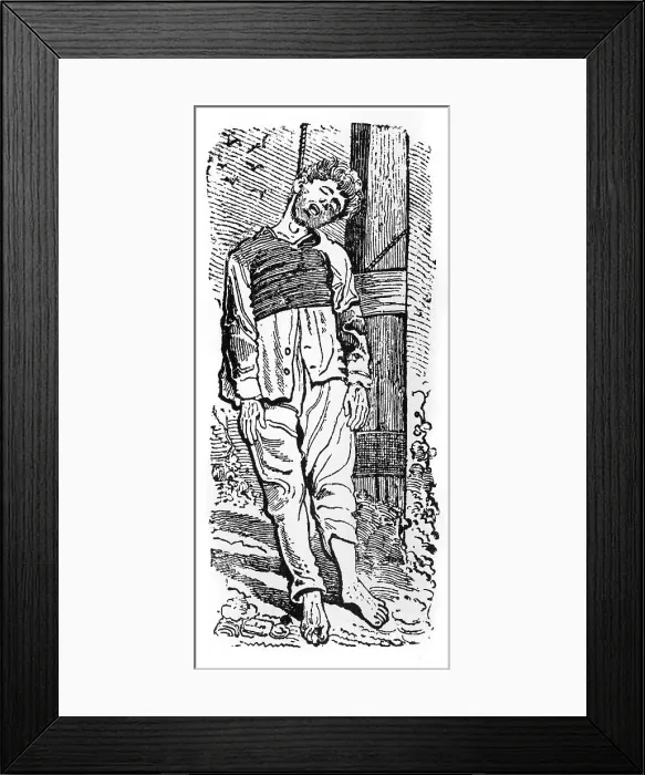 Framed Print : The Hanged Farmer, Mexico Framed Print : The Hanged Farmer, Mexico