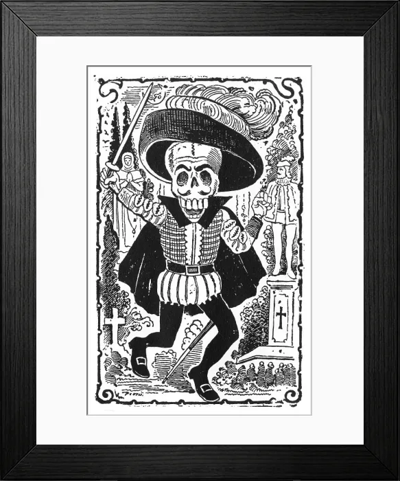 Framed Print : Calavera of Don Juan Tenorio Framed Print : Calavera of Don Juan Tenorio