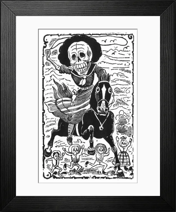 Framed Print : Calavera de la Adelita, Mexico Framed Print : Calavera de la Adelita, Mexico