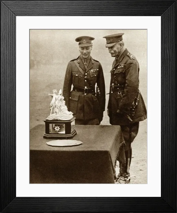 Framed Print : Wedding gift for Duke of York from East Yorkshire Regiment Framed Print : Wedding gift for Duke of York from East Yorkshire Regiment