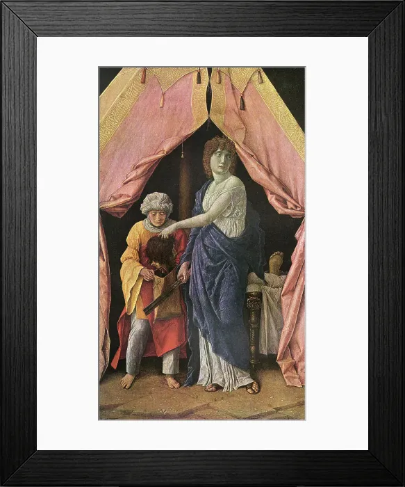 Framed Print : Judith with the Head of Holofernes by Andrea Mantegna Framed Print : Judith with the Head of Holofernes by Andrea Mantegna