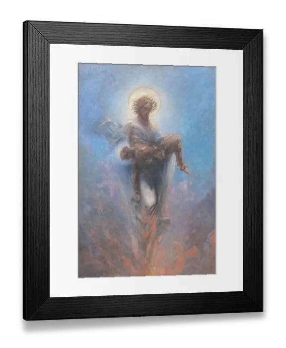 Framed Print : The Hero, by Hal Hurst, WW1 Framed Print : The Hero, by Hal Hurst, WW1