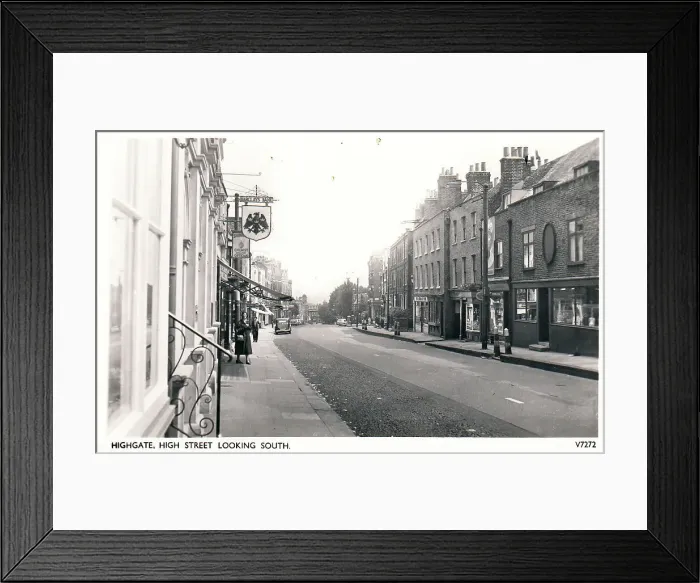 Framed Print : London Building Buildings Highgate North 1930s Framed Print : London Building Buildings Highgate North 1930s