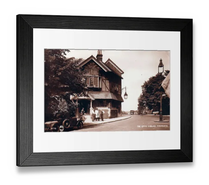 Framed Print : London Building Buildings Highgate North 1920s Framed Print : London Building Buildings Highgate North 1920s