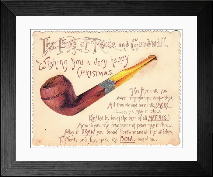 Framed Print : Late Victorian 1890s Greetings Card Christmas Framed Print : Late Victorian 1890s Greetings Card Christmas