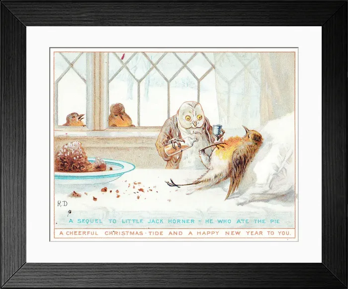 Framed Print : Late Victorian 1880s Card Cards Greetings Comic Framed Print : Late Victorian 1880s Card Cards Greetings Comic