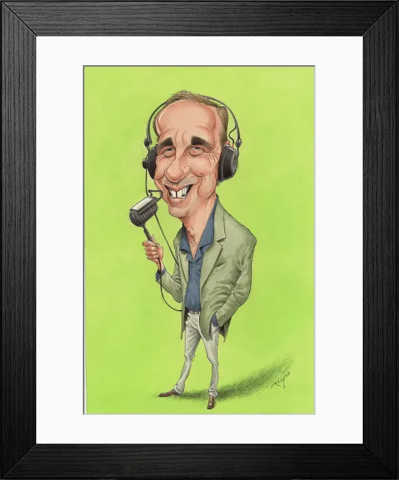Framed Print : Jonathan Agnew - Cricket commentator Framed Print : Jonathan Agnew - Cricket commentator