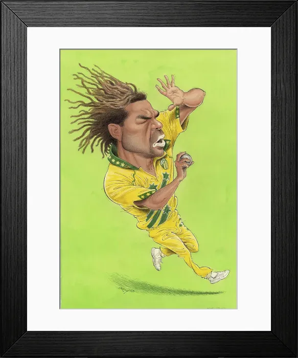 Framed Print : Andrew Symonds - Australian cricketer Framed Print : Andrew Symonds - Australian cricketer