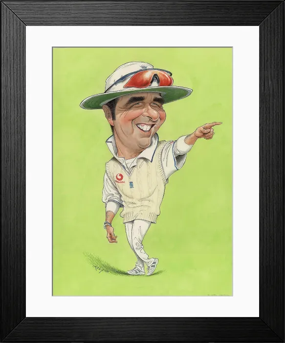 Framed Print : Micheal Vaughan - England cricketer Framed Print : Micheal Vaughan - England cricketer