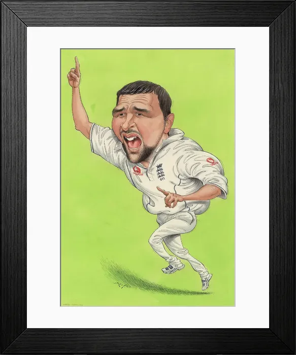 Framed Print : Stephen Harmison - England cricketer Framed Print : Stephen Harmison - England cricketer