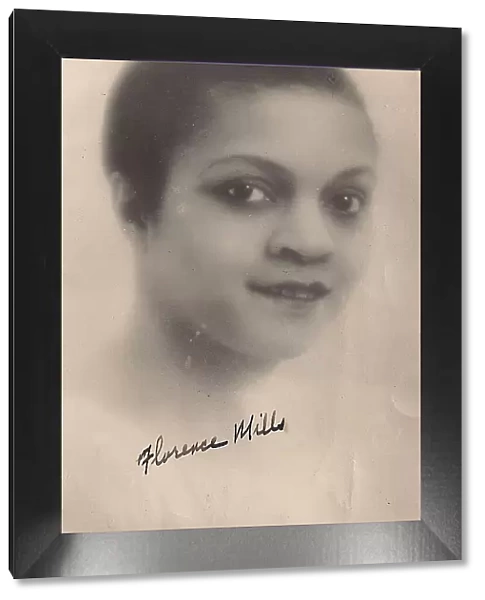 Florence Mills signed photograph