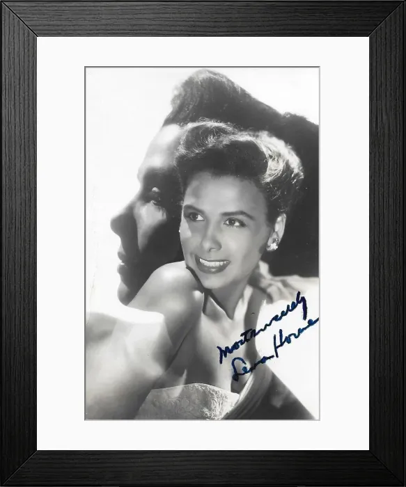 Framed Print : Lena Horne signed photograph Framed Print : Lena Horne signed photograph