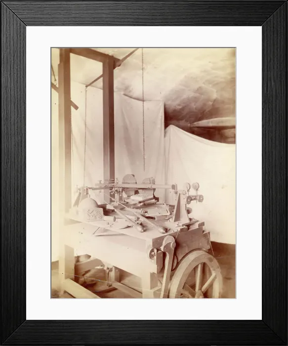 Framed Print : James Watt's Sculpture copying machinery (eidograph) Framed Print : James Watt's Sculpture copying machinery (eidograph)