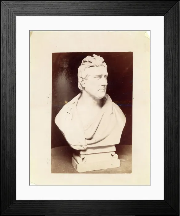 Framed Print : Bust used by James Watt during his experiments Framed Print : Bust used by James Watt during his experiments
