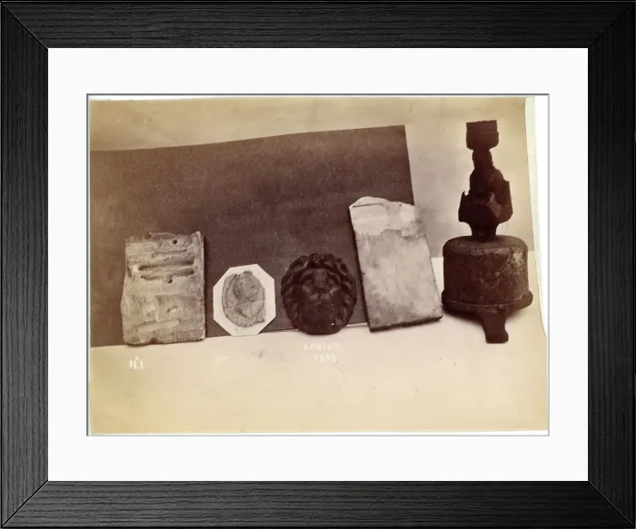 Framed Print : James Watt during his experiments in sculpture copying Framed Print : James Watt during his experiments in sculpture copying