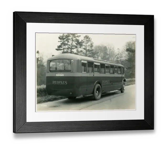 Framed Print : Peoples private coach, 26 seater Thornycroft coach Framed Print : Peoples private coach, 26 seater Thornycroft coach
