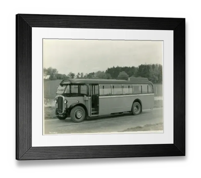 Framed Print : Private bus, Joseph Foster & Son, Otterburn Framed Print : Private bus, Joseph Foster & Son, Otterburn