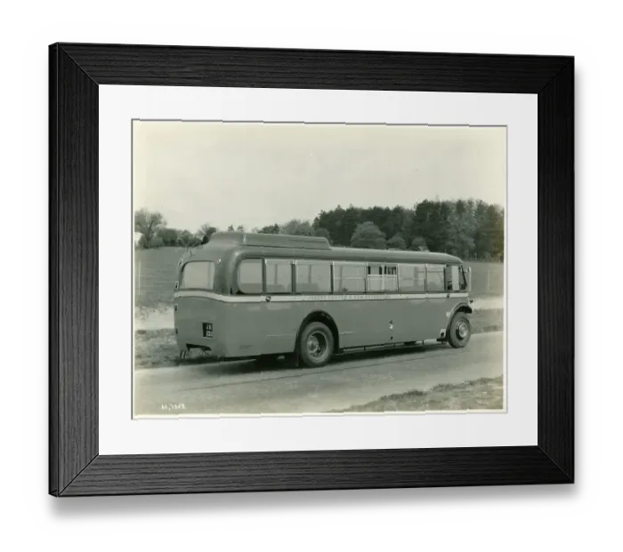 Framed Print : Private bus, Joseph Foster & Son, Otterburn Framed Print : Private bus, Joseph Foster & Son, Otterburn