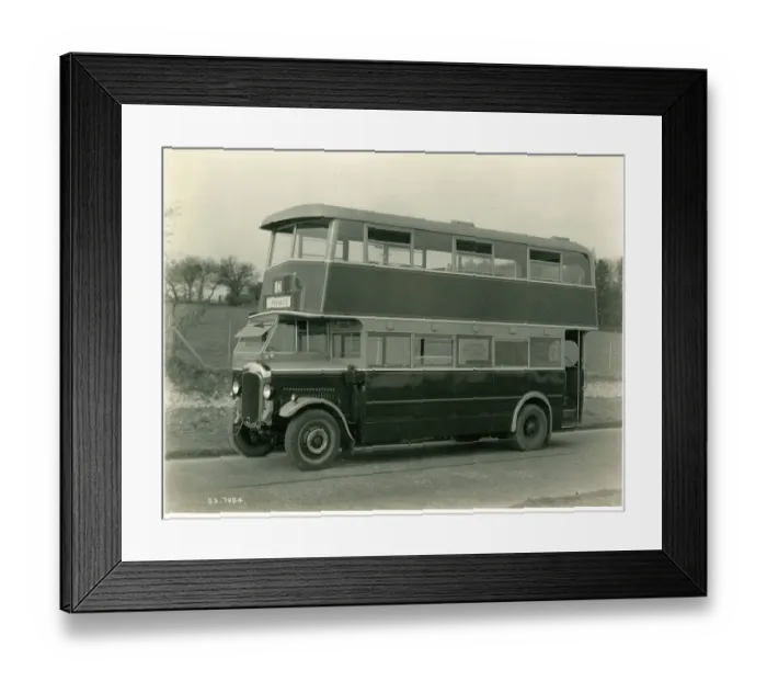 Framed Print : Thornycroft Metropolitan Cammell demonstration bus Framed Print : Thornycroft Metropolitan Cammell demonstration bus