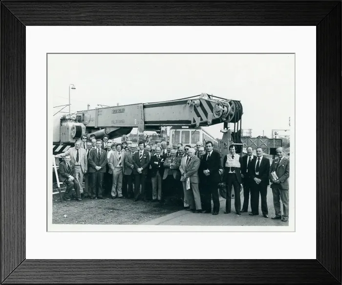 Framed Print : Railway Division members at British Rail Kingmore Depot Framed Print : Railway Division members at British Rail Kingmore Depot