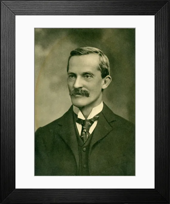Framed Print : Portrait of Edgar Worthington, IMechE Secretary, 1898-1920 Framed Print : Portrait of Edgar Worthington, IMechE Secretary, 1898-1920