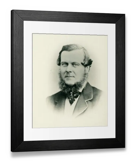 Framed Print : Portrait of Charles Patrick Stewart, Vice President IMechE Framed Print : Portrait of Charles Patrick Stewart, Vice President IMechE