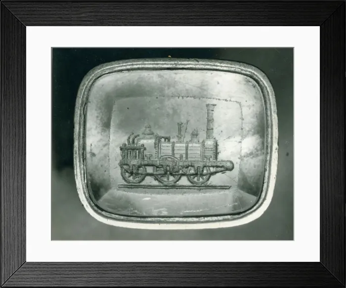 Framed Print : Seal showing an unidentified Bedlington Works loco Framed Print : Seal showing an unidentified Bedlington Works loco