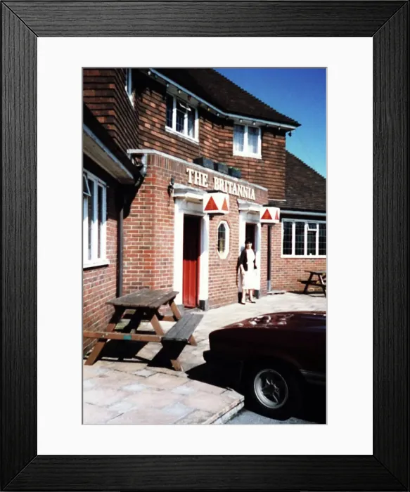 Framed Print : Photograph of Britannia PH, Lancing, Sussex Framed Print : Photograph of Britannia PH, Lancing, Sussex
