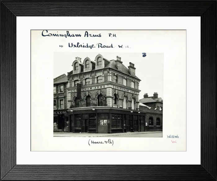 Framed Print : Photograph of Coningham Arms, Shepherds Bush, London Framed Print : Photograph of Coningham Arms, Shepherds Bush, London